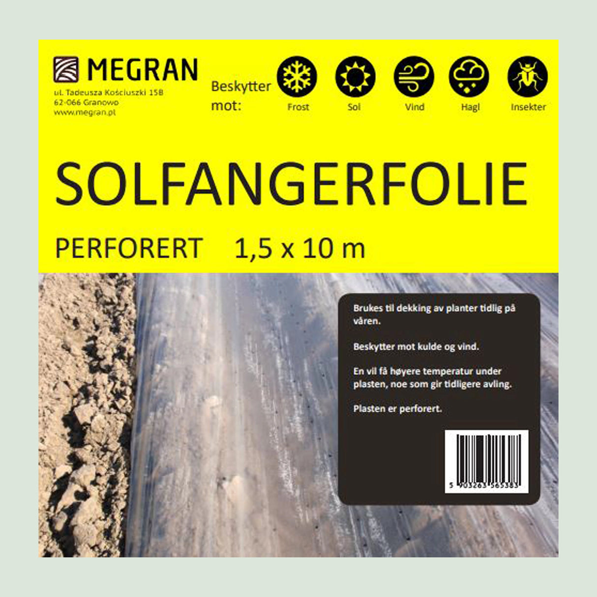 Solfangerfolie 1,5x10m