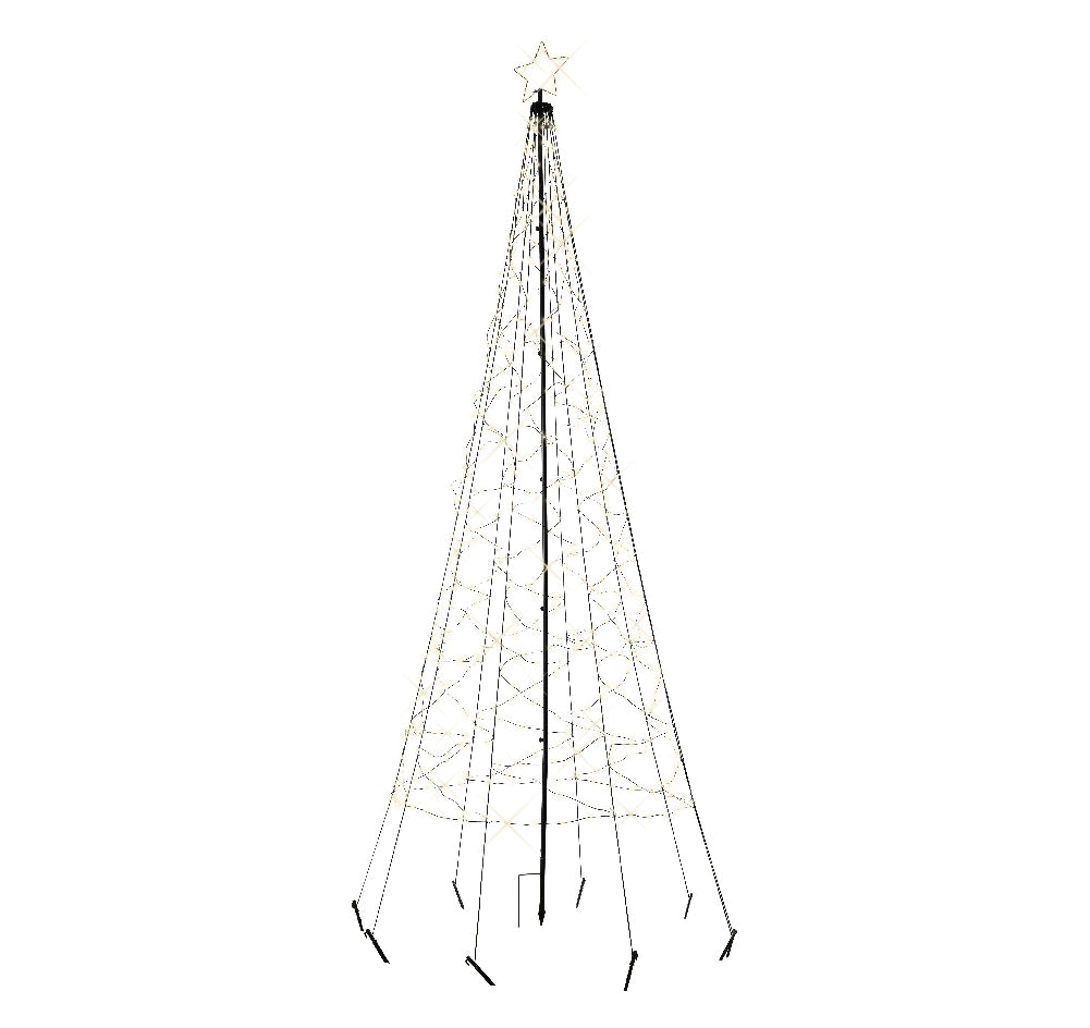 Juletre med "glitrende" lys