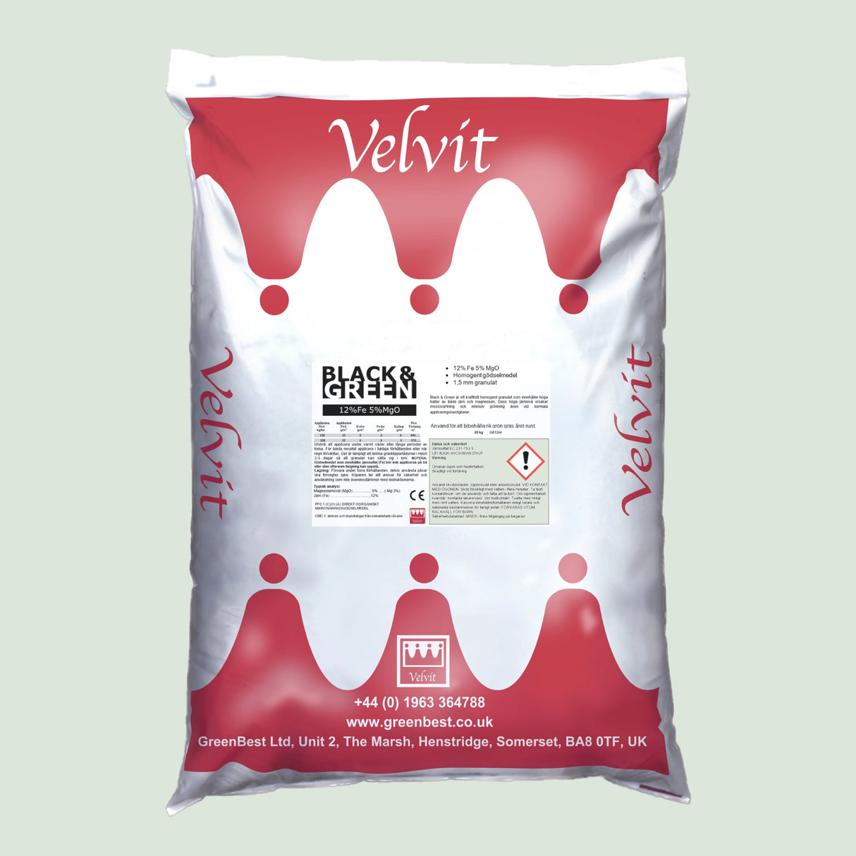 Jernsulfat Velvit Black & Green 20kg