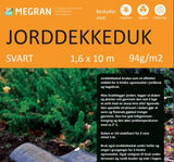 Jorddekkeduk 1,6x10m 94g/m2