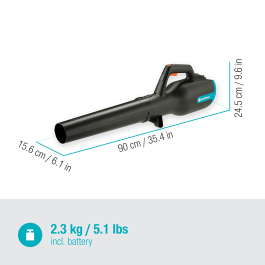 Løvblåser PowerJet 18V inkludert batteri og lader - Plendilla